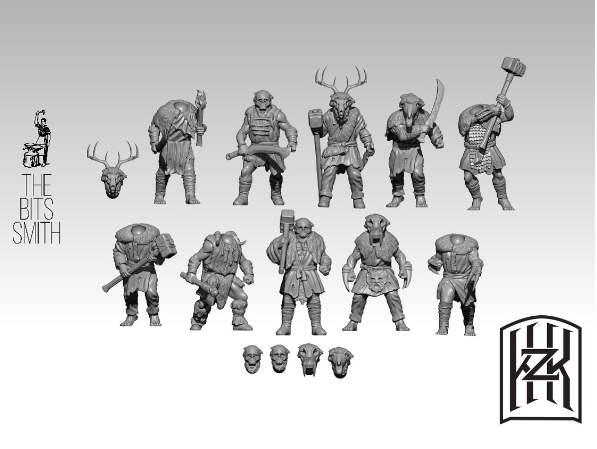 Brutale Hillmen Krieger